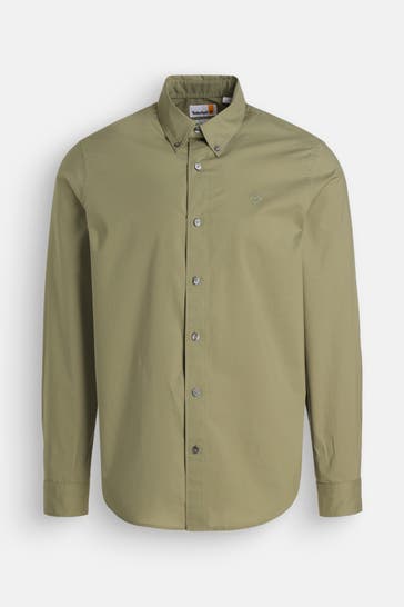 TIMBERLAND Casual-Hemd oliv Regular Fit