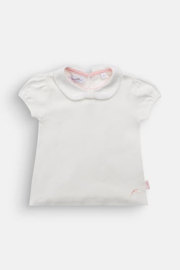 SANETTA Strickshirt weiß