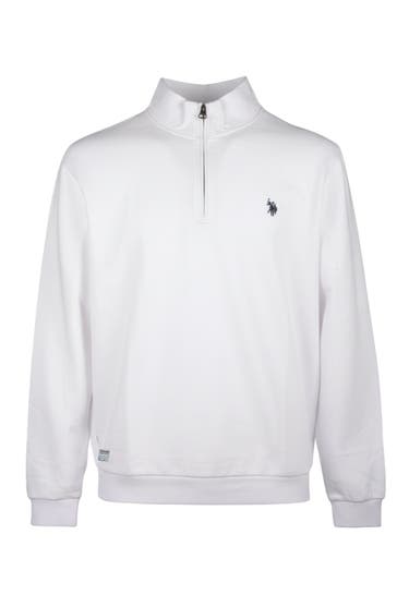 U.S. POLO ASSN. Sweat-Troyer weiß