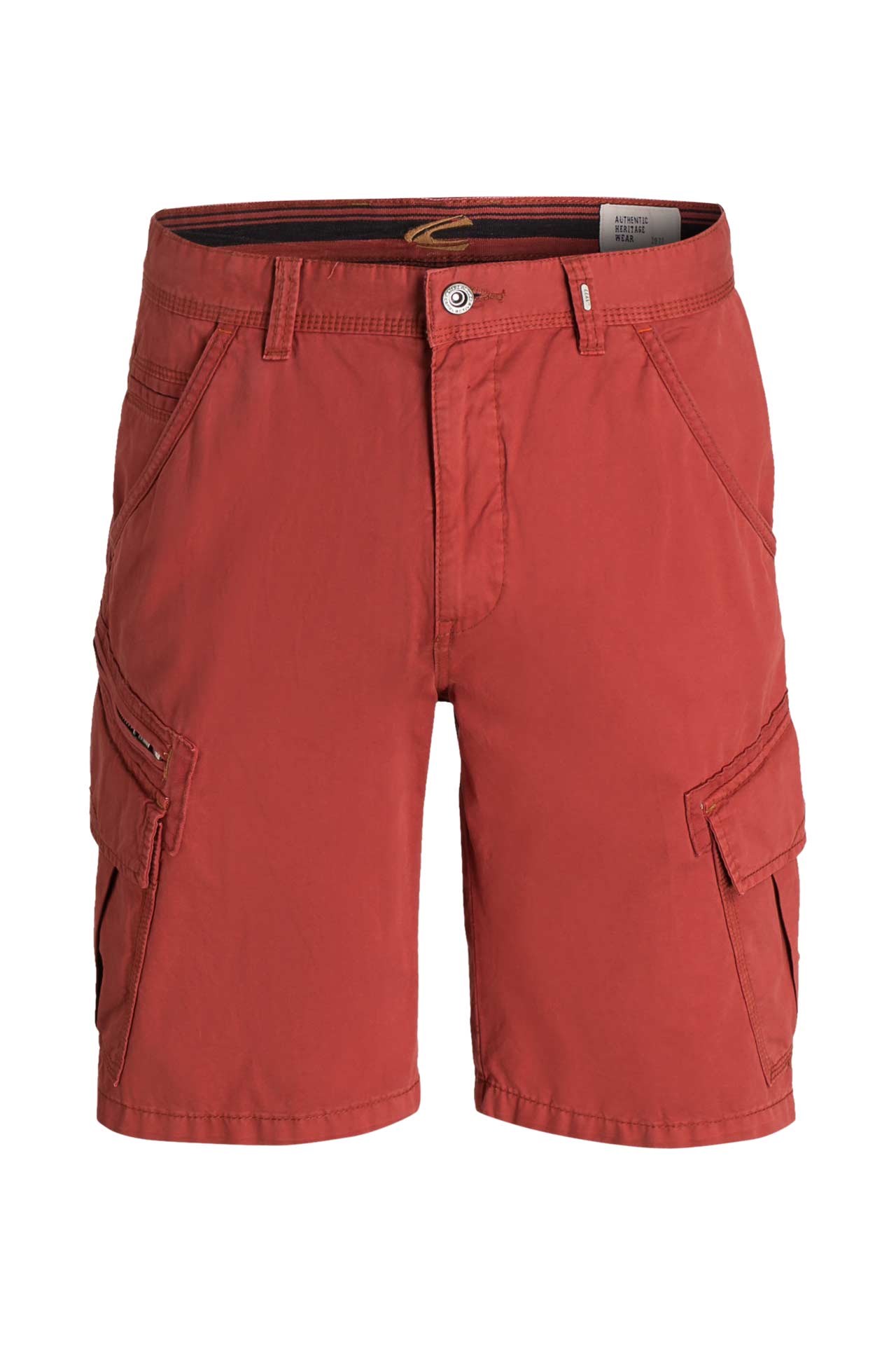 Red camel cargo shorts online