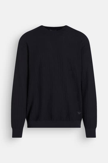 EMPORIO ARMANI Strickpullover schwarz