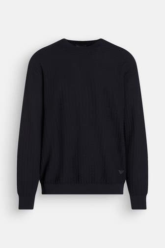 EMPORIO ARMANI Strickpullover schwarz