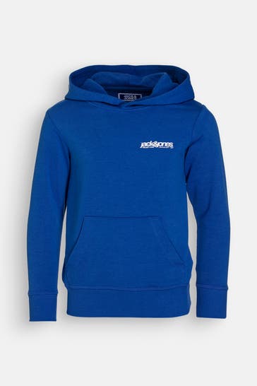 JACK & JONES Hoodie royalblau