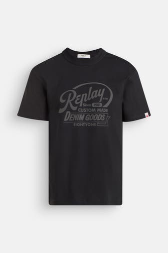 REPLAY T-Shirt schwarz