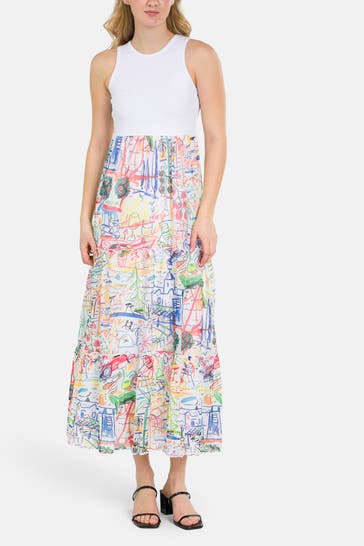 DESIGUAL Casual-Kleid gemustert