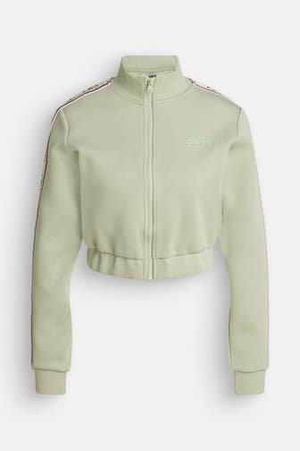 GUESS Sweatjacke 'Britney' lindgrün