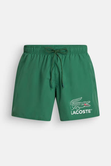 LACOSTE Boardshorts dunkelgrün