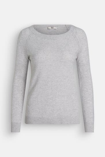 RM BY ROSEMUNDE Strickpullover 'Sofia' hellgrau