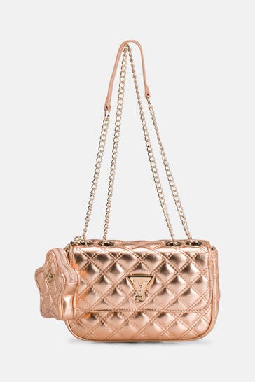 GUESS Umhängetasche bronze