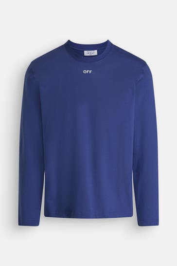 OFF-WHITE Longsleeve graublau