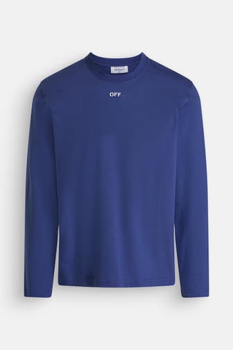 OFF-WHITE Longsleeve graublau