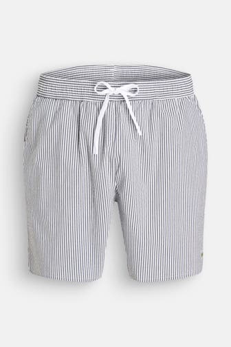 LACOSTE Badeshorts gestreift