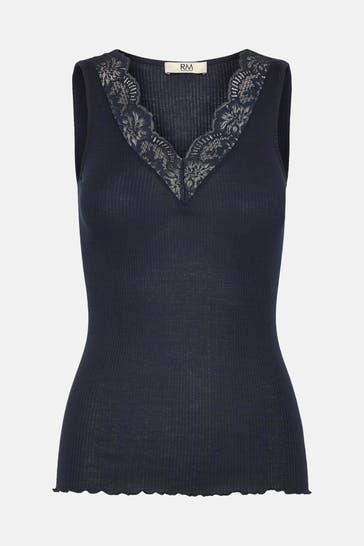 RM BY ROSEMUNDE Top 'Bea' navy