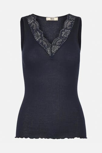 RM BY ROSEMUNDE Top 'Bea' navy