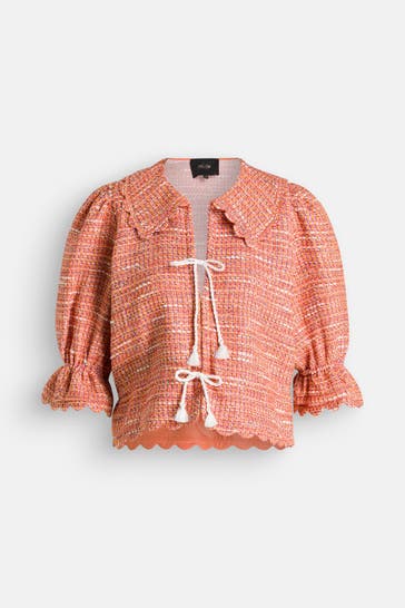 MAJE Strickjacke orange