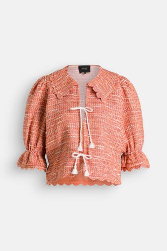 MAJE Strickjacke orange