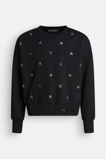 KARL LAGERFELD Sweatshirt schwarz