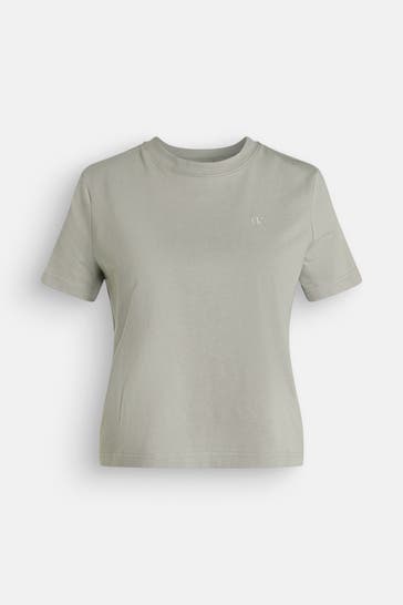 CK JEANS T-Shirt graugrün