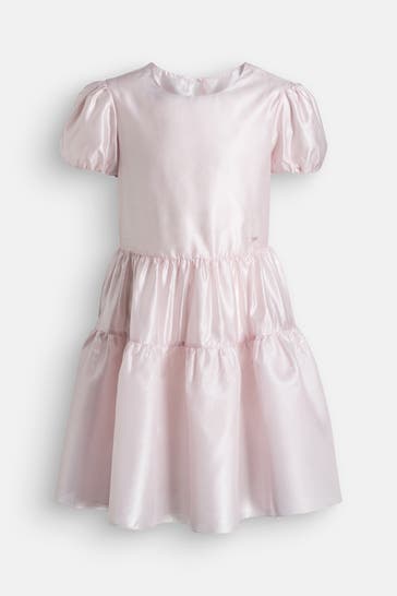 EMPORIO ARMANI Seidenmix-Kleid 'Vestito' rosa