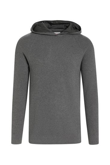 S.OLIVER - Feinstrick-Hoodie grau