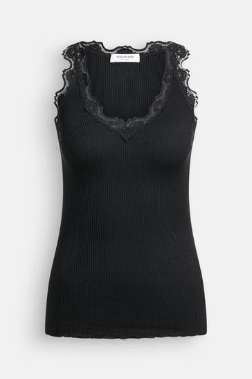 ROSEMUNDE Seidenmix-Top 'Beatha' schwarz