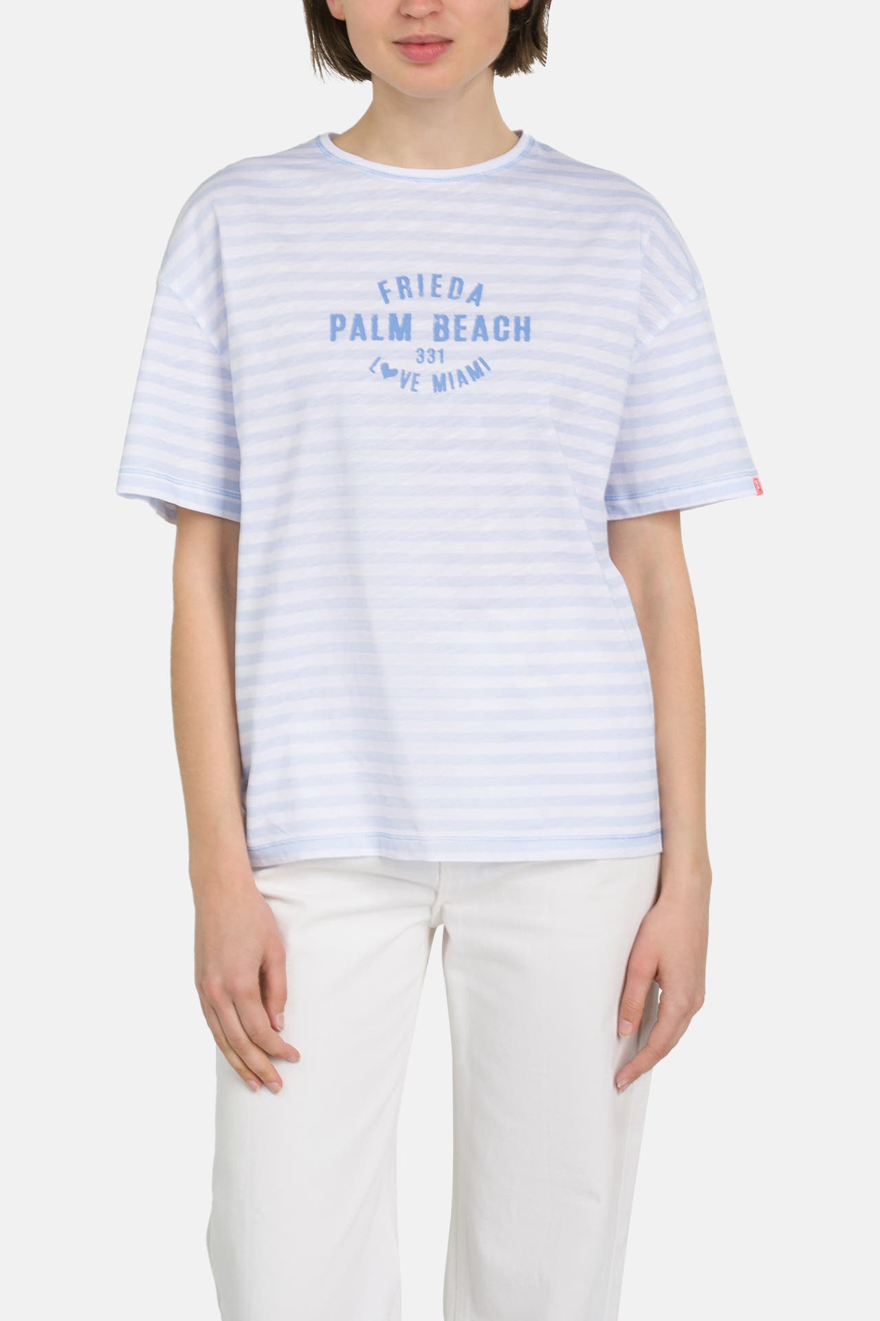 FRIEDA & FREDDIES NY T-Shirt hellblau gestreift, Bild 1