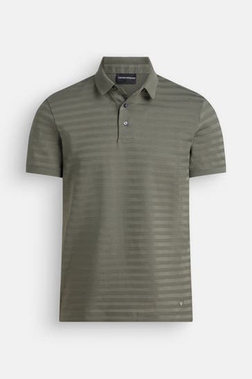 EMPORIO ARMANI Polo-Shirt graugrün