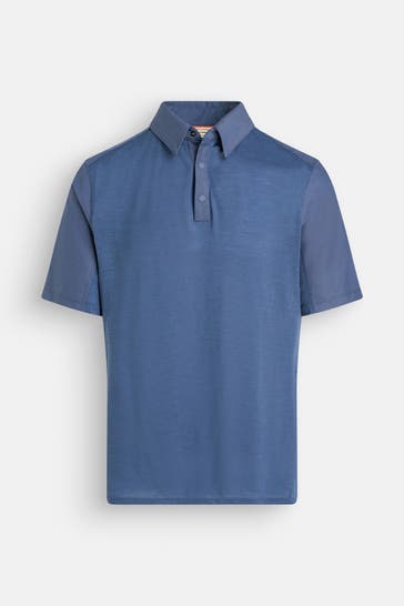 ICEBREAKER Funktions-Polo azurblau