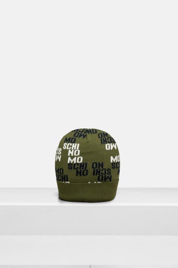 MOSCHINO - Wollmix Beanie mehrfarbig