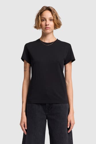 7 FOR ALL MANKIND T-Shirt schwarz