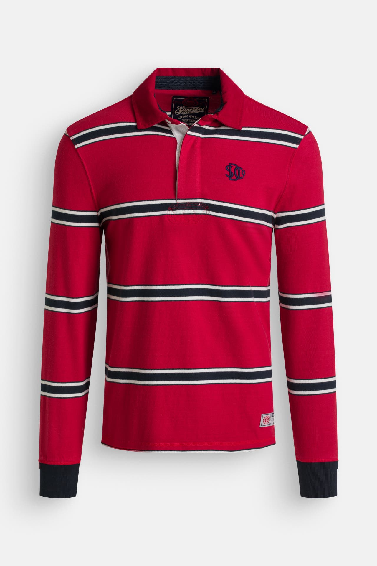 SUPERDRY Langarm-Polo gestreift, Bild 1