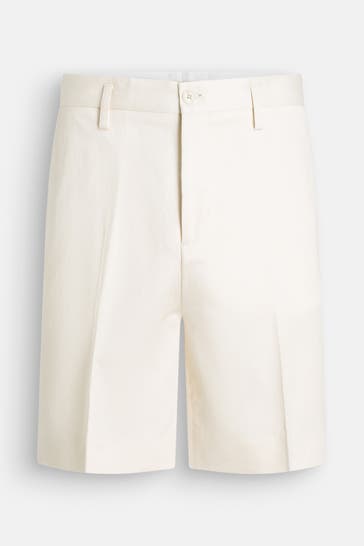 FILIPPA K Leinenmix-Shorts weiß