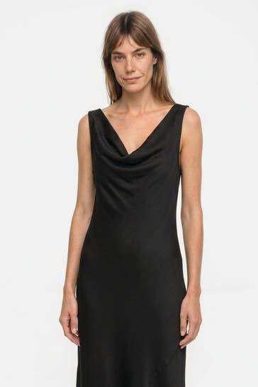 TED BAKER Maxikleid 'Minita' schwarz