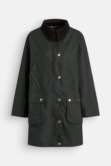 BARBOUR Übergangsjacke 'Beaudnell' dunkelgrün