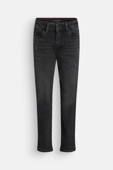 TOMMY HILFIGER Jeans dunkelgrau straight