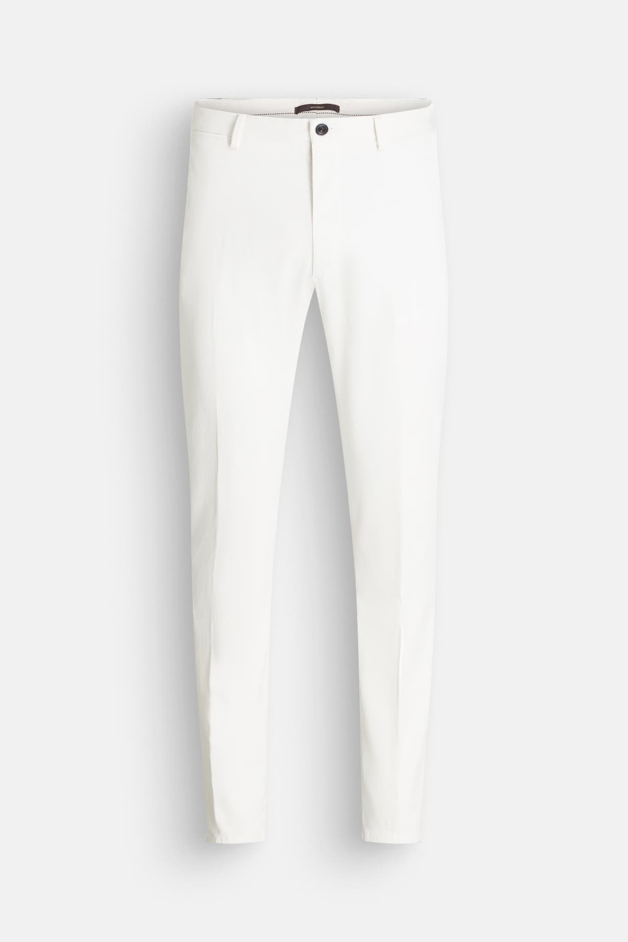 WINDSOR. Cord-Chino weiß, Bild 1