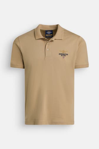 AERONAUTICA MILITARE Polo-Shirt beige