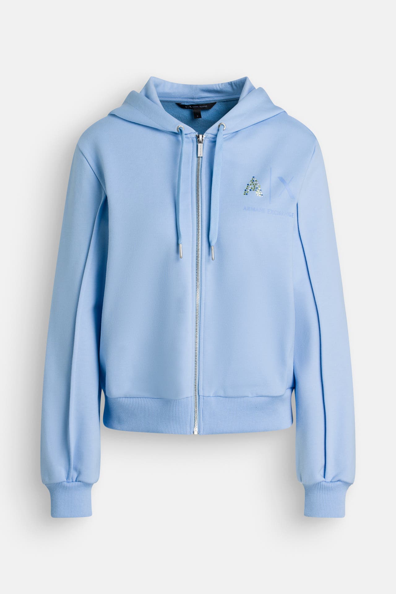 ARMANI EXCHANGE Sweatjacke hellblau, Bild 1