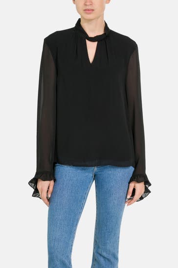 HERZENSANGELEGENHEIT Blusenshirt schwarz