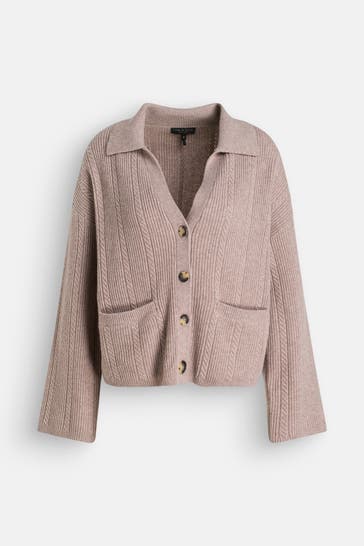 RAG & BONE Kaschmirjacke 'Maud' taupe