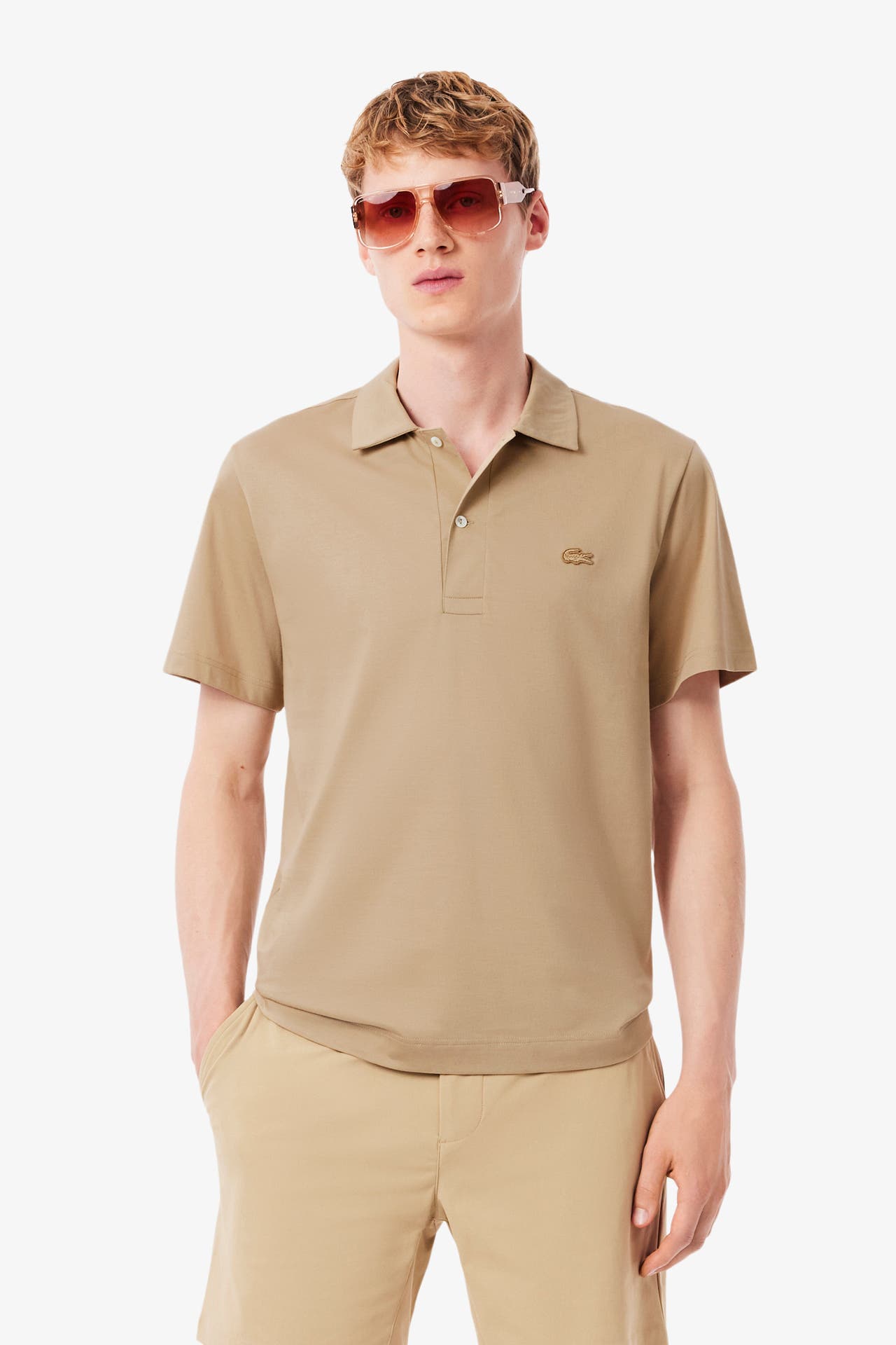 LACOSTE Polo-Shirt beige, Bild 1