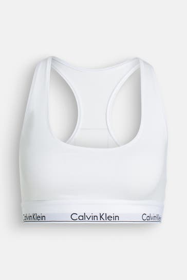 CK UNDERWEAR Bralette weiß