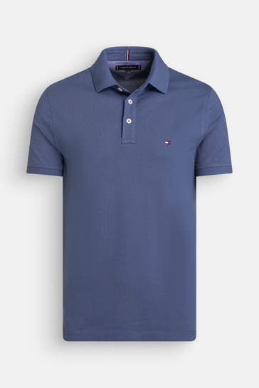 TOMMY HILFIGER Polo-Shirt graublau