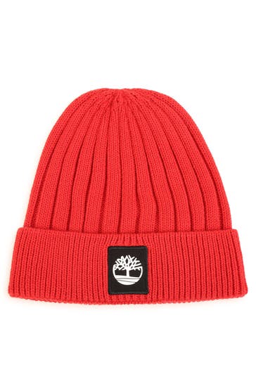 TIMBERLAND Strickmütze rot