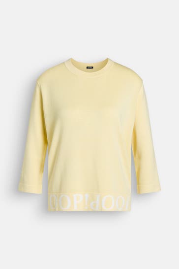 JOOP! Strickpullover 'Kassa' hellgelb