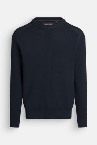 MARC O'POLO Strickpullover schwarzblau