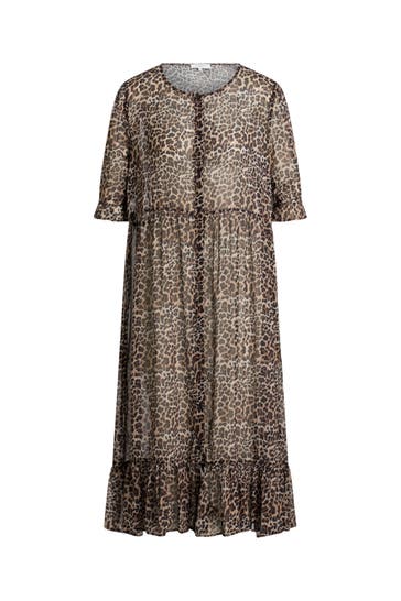 ROSEMUNDE Blusenkleid animal gemustert