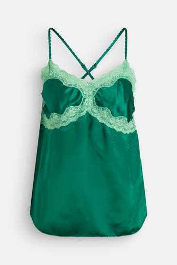 LOVE STORIES Seidentop 'Pandora' grün