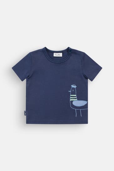SANETTA T-Shirt navy