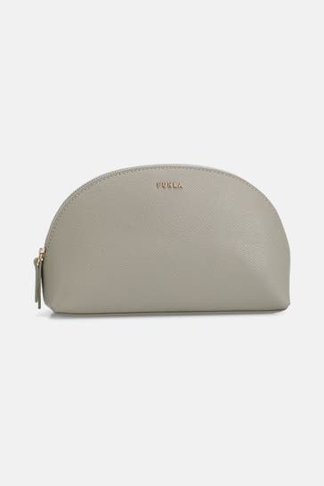 FURLA Greige Wash & Toiletry Bag
